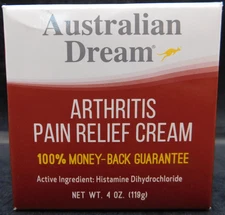 Australian Dream Arthritis Pain Relief Cream 4oz Exp: 2/28 New & Sealed