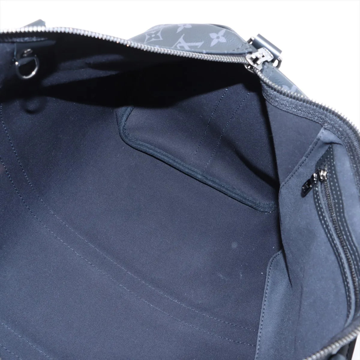 Louis Vuitton Monogram Eclipse Keepall Bandrière … - image 8