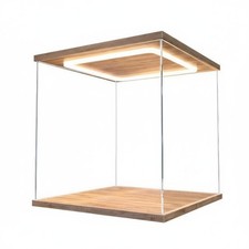 Sammelbox LED Beleuchtet Acryl Robust Stapelbar T&uuml;rzugang f&uuml;r Figuren