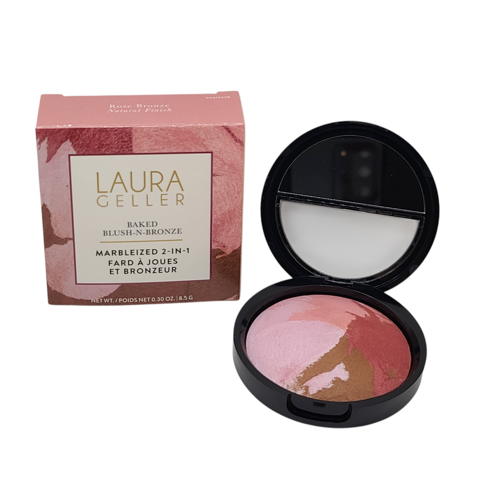 2 Pack Laura Geller Baked Blush-n-Bronze Marbleized 2-in-1 Rose Bronze 0.30oz