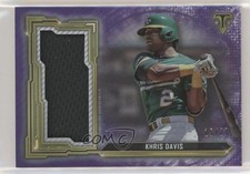 2020 Topps Triple Threads Single Jumbo Relics Amethyst 15/27 Khris Davis x5u