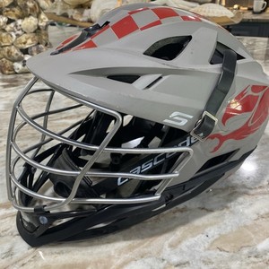 Cascade S Lacrosse Helmet Matte Gray Silverfin