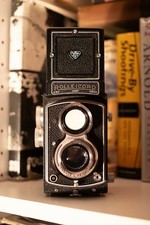Rolleicord III CJZ Triotar 75mm f/3.5, 1953 Original Box and Case, Film Tested