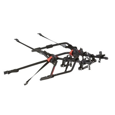 Yakima HangOut Car Trunk Compact Foldable 3 Bicycle Mount Rack Carrier, Black