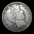 1912-D Barber Half Dollar Silver  ---- Nice Condition Coin ---- #KK668