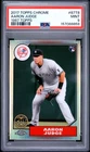 157088859 Aaron Judge 2017 Topps Chrome #87T-8 1987 Baseball Rookie RC PSA 9