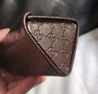 Gucci GG Brown Clamshell Foldable Eyeglass/Sunglasses Case Snap Closure Storage  — photo 7