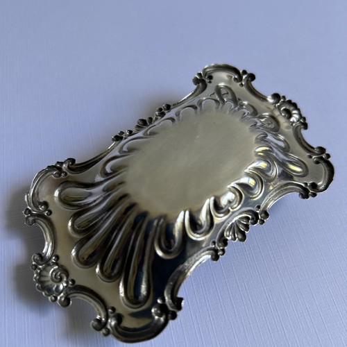 Antique sterling silver medium sized pin cushion - Birmingham 1903 - Picture 5 of 9