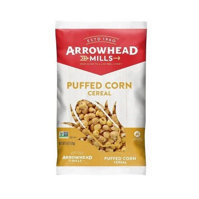 Arrowhead Mills, Whole Grain Puffed Corn Cereal, 6 Oz(Case Of 12)