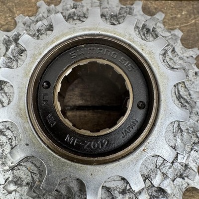 Vintage Shimano MF-Z012 Freewheel 6 Speed 28T Silver Threaded