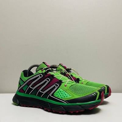 Salomon X Mission 3 Trail Running Hiking Shoes Sneakers 391838 Green Women's 9