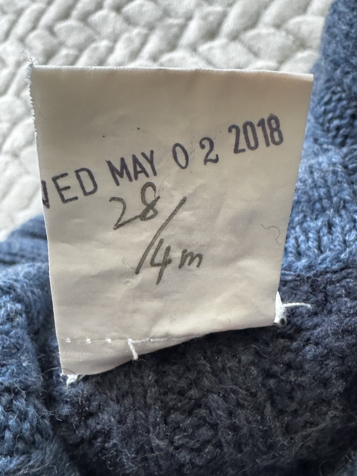 L.L. Bean 2018 Sample Cable Knit Patchwork Turtle… - image 3