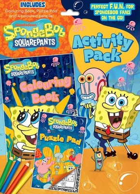 SpongeBob Squarepants: Activity Pack (Nickelodeon) Paperback Book