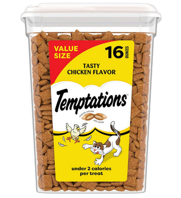 Temptations Cat Treats Classic Crunchy and Soft Cat Treats, Tasty Chicken Flavo