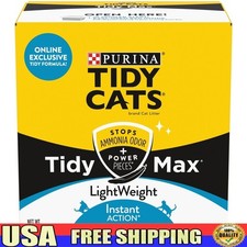Lightweight Clumping Cat Litter 24/7 Odor Control Natural Clay 17lb Fast Acting