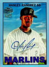 2025 Topps Archives '67 Topps Fan Favorites Autograph Blue Hanley Ramirez /25