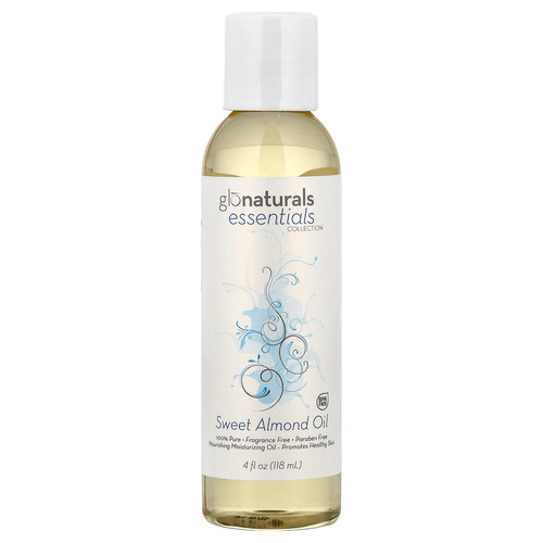 glonaturals Essentials Collection, Sweet Almond Oil, 4 fl oz (118 ml)