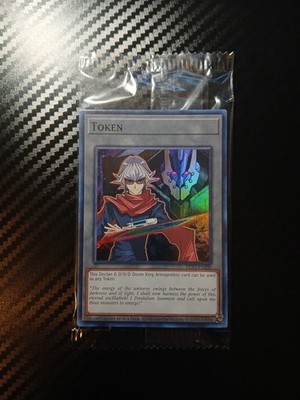 Declan & D/D/D Doom King Armageddon Token TKN5-EN035 Yugioh Box Promo Sealed