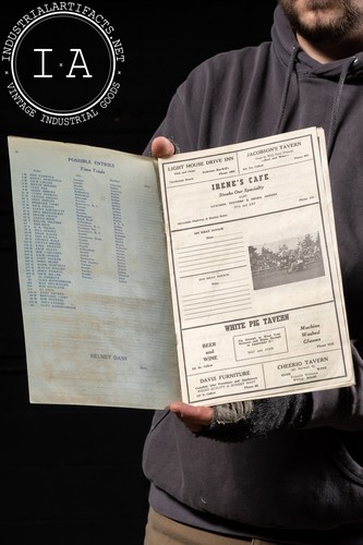 Vintage Silverdale Track Motorradrennen Souvenir Programm - Bild 4 von 9