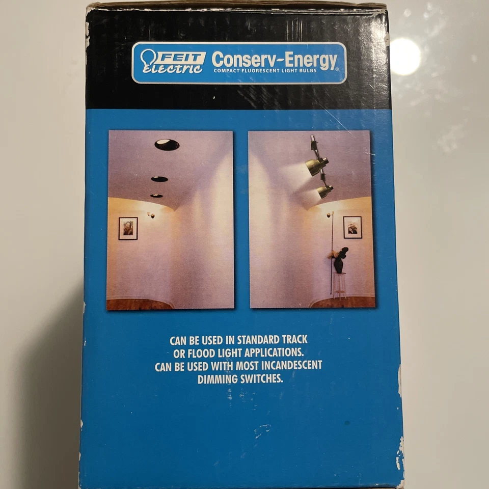 Feit Electric 65W Energy Saving Compact Fluorescent Light Bulbs Dimmable 3 Pack - Image 4 of 4