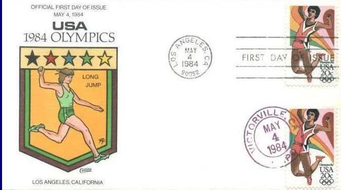 COLLINS HAND PAINTED 2085 Canoeing Kayaking Los Angeles Victorville Calif. Foto 4 de 4