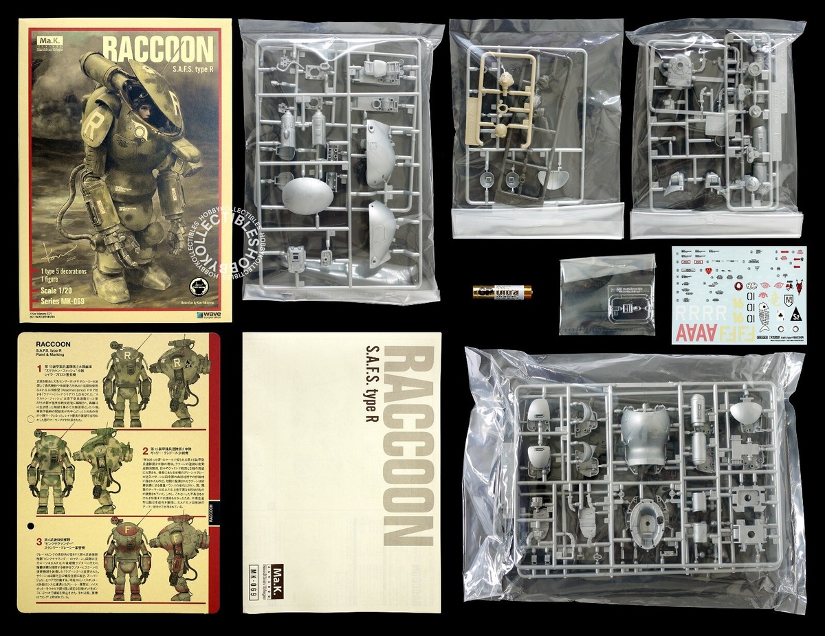 Ma.K Wave SF3D 1/20 SAFS Type R Raccoon MK069 Maschinen Krieger