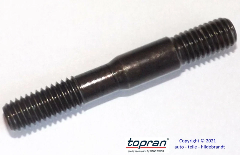 Stehbolzen M8x56 Stiftschraube Set 10 Stück Festigkeit 10.9 für VW Abgaskrümmer - Bild 2 von 2