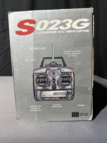 Syma RC Helicopter S023G 3 Channel Gyro Vintage Read Description. - Picture 7 of 11