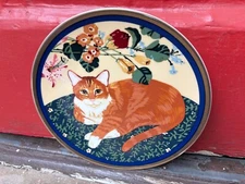 Crowning Touch Cat Collector Plate