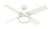 Deckenventilator Mit Leuchte Dante Weiß 112 Cm Ventilator Mit Fernbedienung