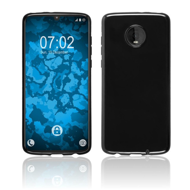 Case for Lenovo Moto Z4 TPU Cover + protective foils black eBay