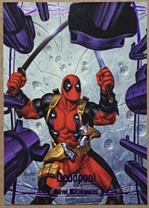 DEADPOOL #84 (150/199) - 2016 Marvel Masterpieces Epic PURPLE Card - Tier 4!