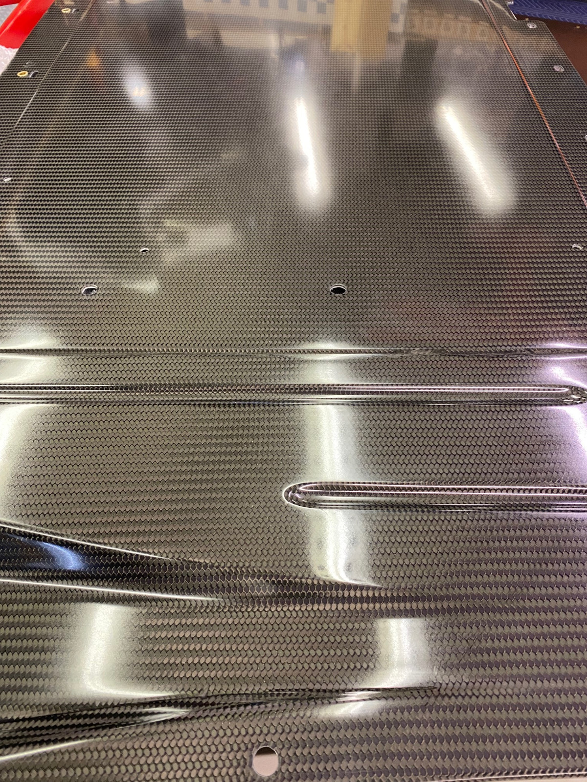 2005 2006 FORD GT GT40 SUPERCAR CARBON FIBER ENGINE UNDERTRAY SHIELD