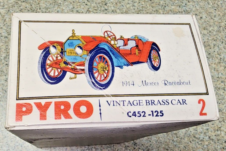 VINTAGE 1967 PYRO 1914 MERCER RACEABOUT CAR MODEL KIT USA C452125 eBay