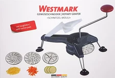 Westmark »Schnitzel Mouli« Rotary Grater + Three Blade Discs - No. 1171 2260 