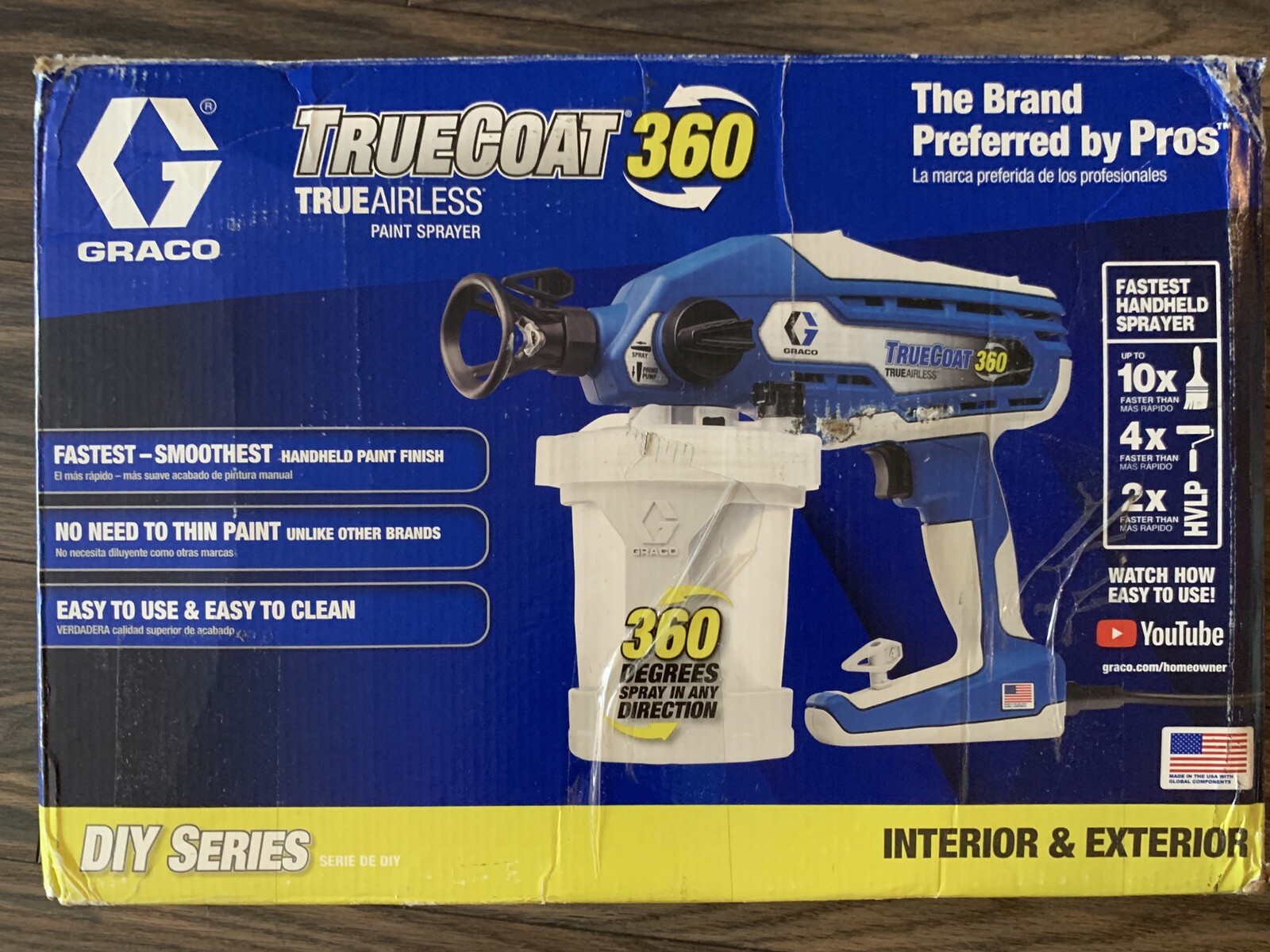 graco 16y385 truecoat 360 paint sprayer