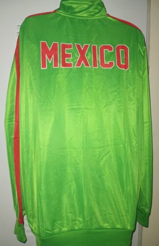 ICON SPORTS Mexico Soccer Futbol Zip Front LOGO Track Jacket Green XL Rare NWT - Picture 1 of 13