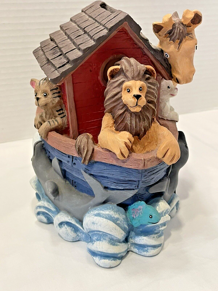 Vintage 1993-96 Nursery Room Noah's Ark Decor 4 Piece Lot | eBay