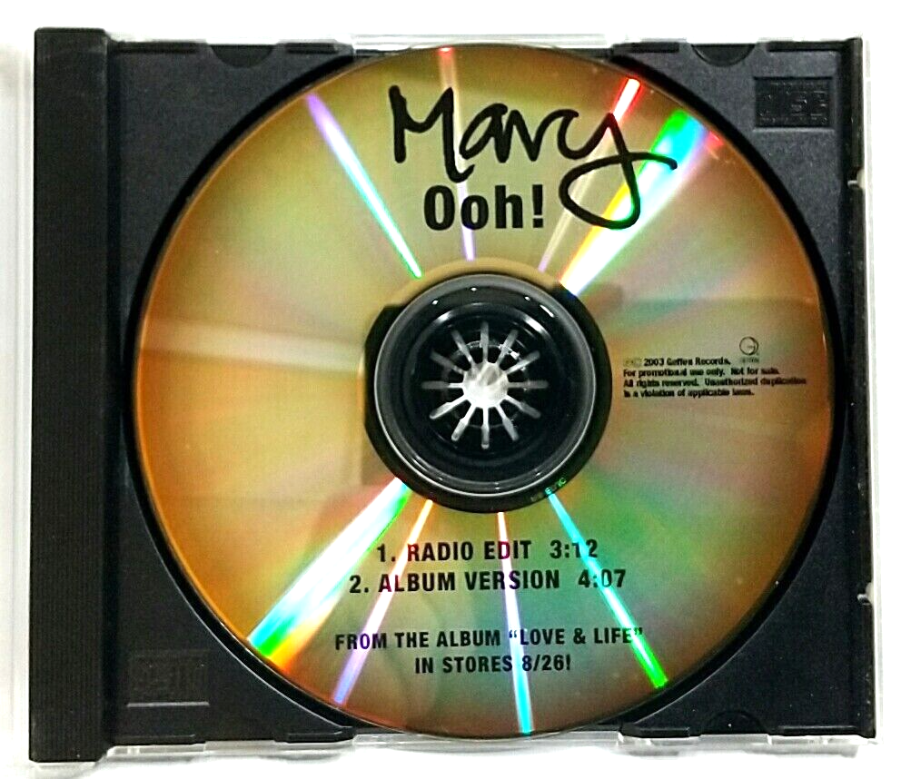 CD) Mary J. Blige – Ooh!, Promo, Single, 2 Tracks, EX, Rare. | eBay