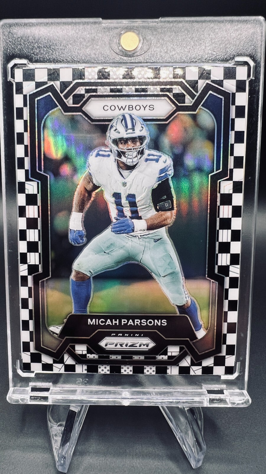 2023 Panini Prizm - Black and White Checker Prizm #78 Micah Parsons