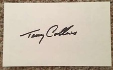 Terry Collins signed card - Managers Mets A's