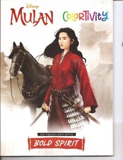 Disney Mulan Colortivity Book 2020 Bold Spirit New