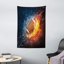 Ambesonne Sports Tapestry, Football  40x60