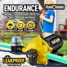 12V RV Portable Macerator Pump 6.5 GMP Quick Release RV Waste Sewage Pump