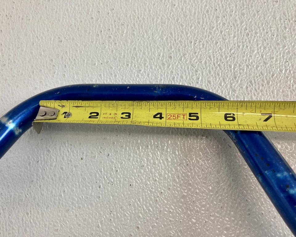 Vintage 1980's Blue Anodized Aluminum Mini JR Handlebars - Image 4 of 4