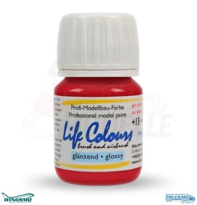 ELITA MODELLE Elita Farben Life Colours RAL 3020 Verkehrsrot 15ml glänzend