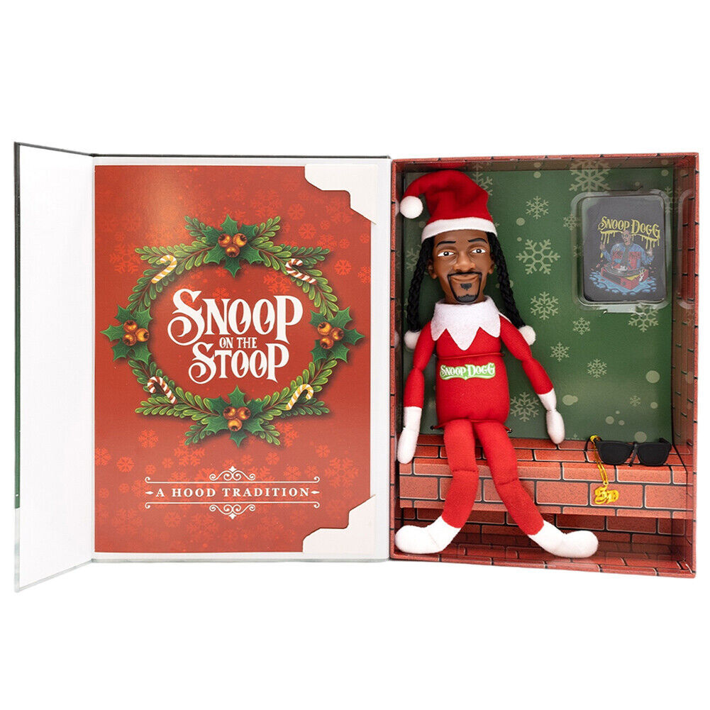 Snoop on The Stoop Snoop Dogg Christmas Red Plush Figurine Christmas Gifts