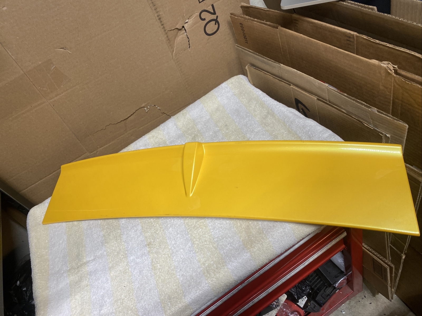 2006-2014 Lamborghini Gallardo Rear Spoiler OEM YELLOW