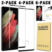 2/4/6X Full Tempered Glass Screen Protector For Samsung Galaxy S21 /S21/Ultra 5G