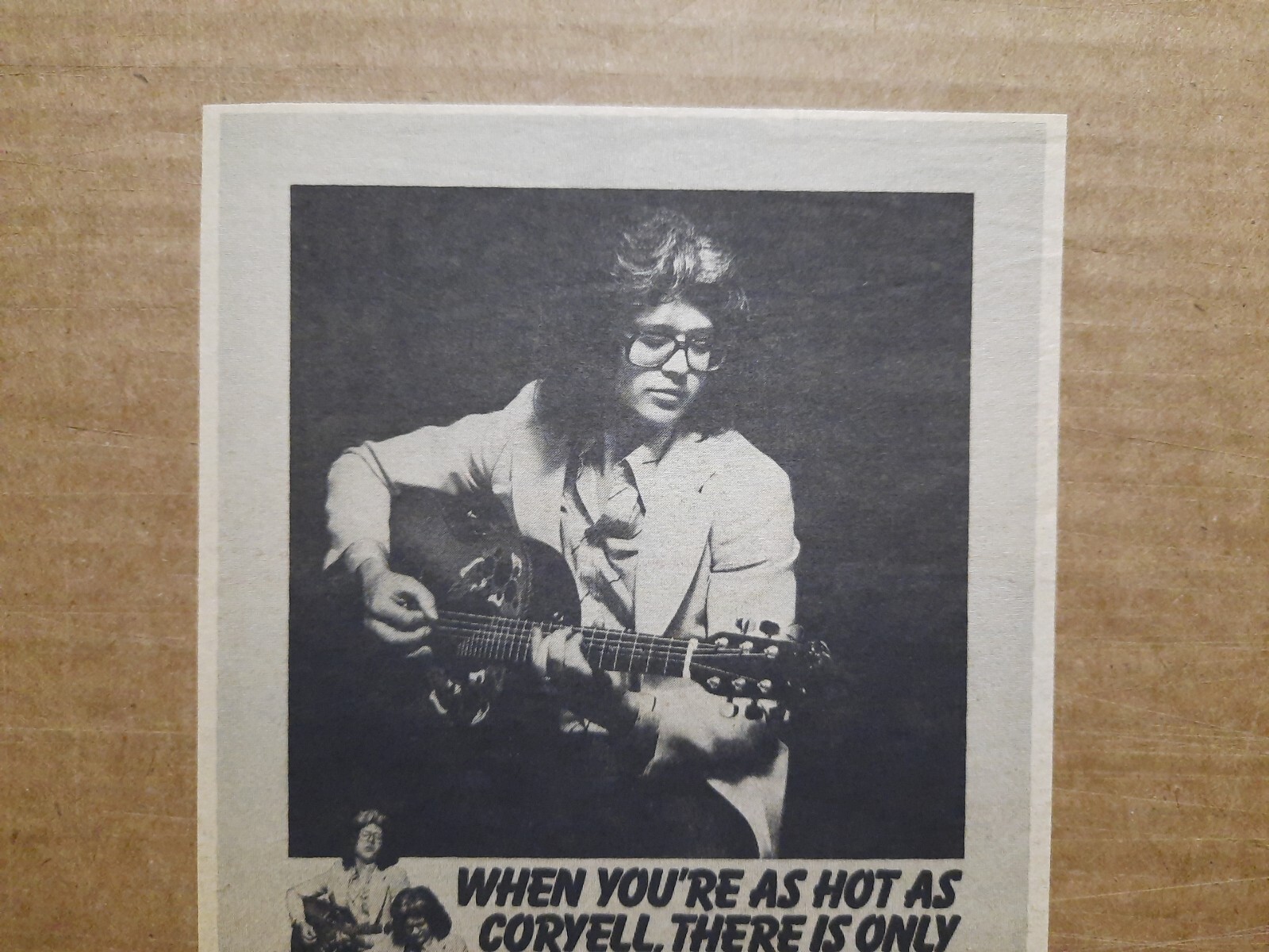 1979 Adamas By Ovation Guitar Newspaper Ad Coryell